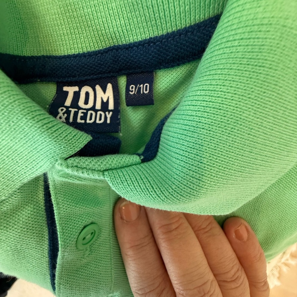 Tom & Teddy Green Polo Shirt